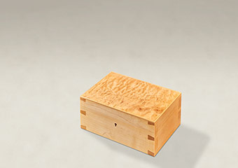 Quilted Maple Dovetail Memory Boxes - Small